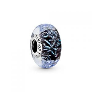 Charm Pandora Cristal de Murano Azul Oscuro