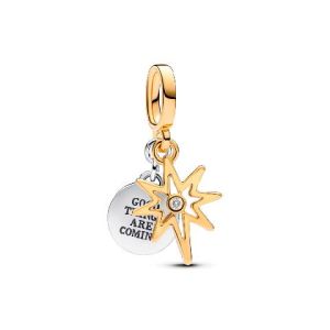 Charm Colgante Grabable Estrella Polar